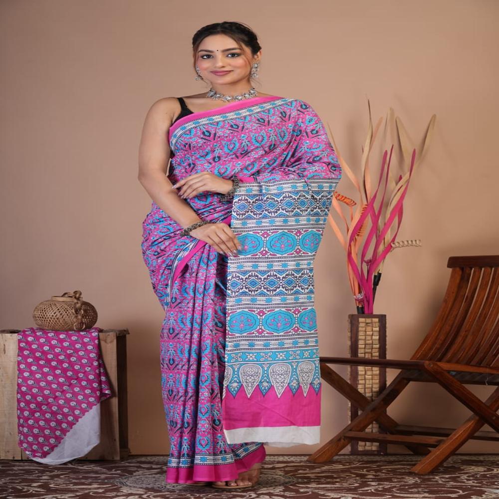 Mulmul Cotton Saree