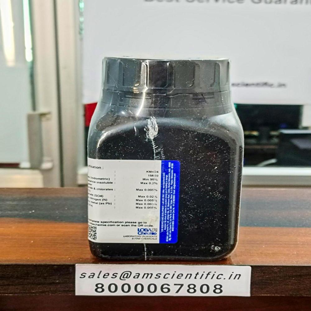 Potassium Permanganate - Chemical Formula Kmno4, 99% Purity, Melting Point 240â°c, Packaged In Plastic Bottle, Shelf Life 60 Months | Cas No: 7722-64-7