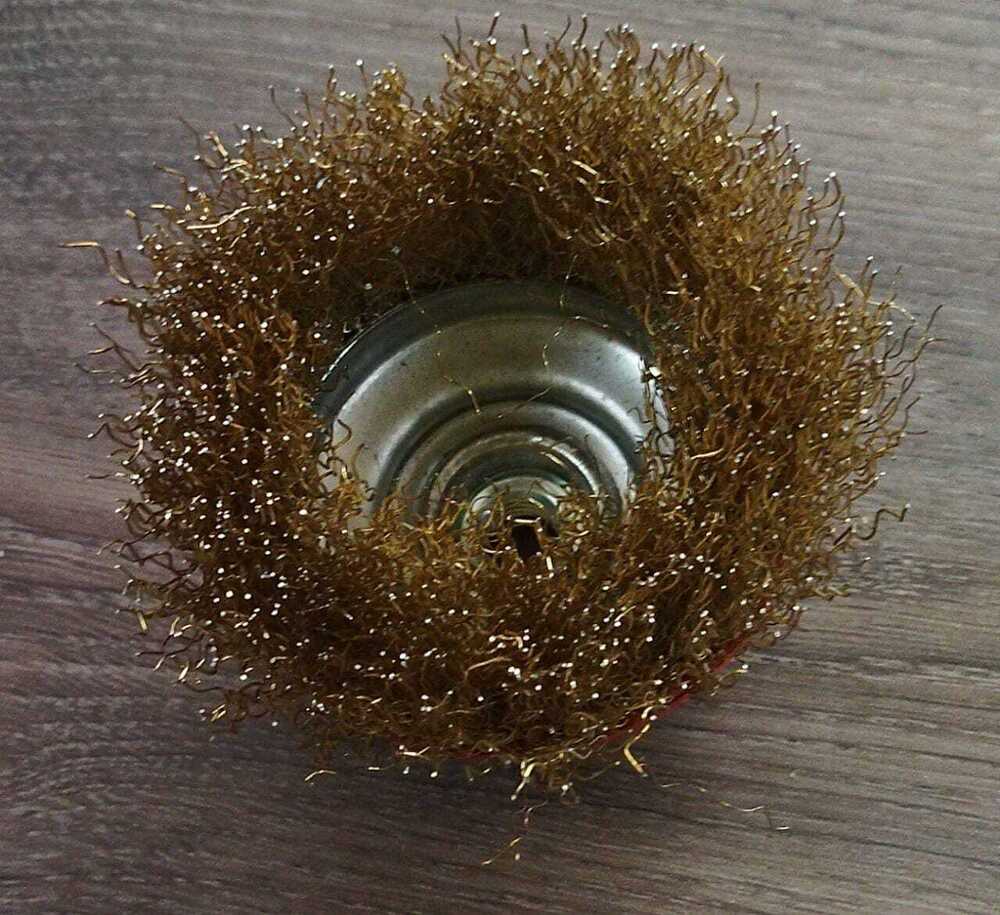 Cup Brush - Carbon Steel, Round Shape , Industrial-grade Quality, Multicolour Variants