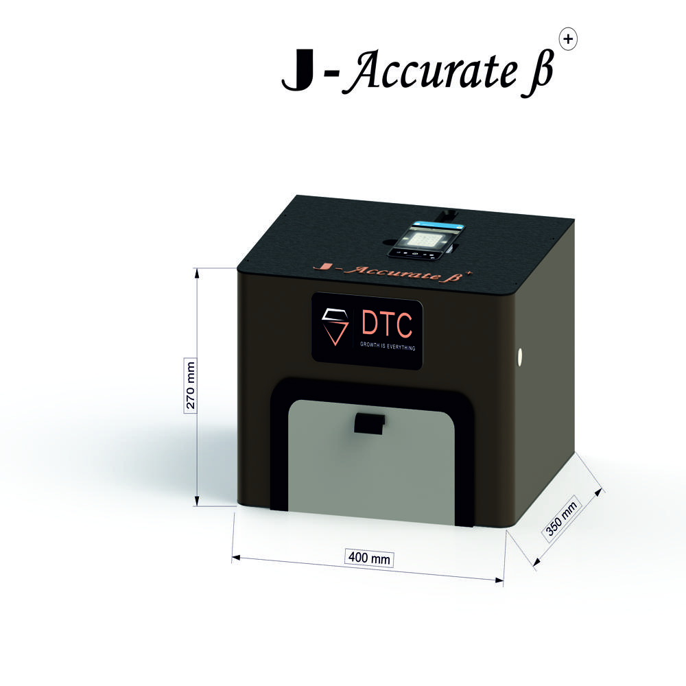 J-accurate Beta Plus Diamond Testing Machine - Color: Black