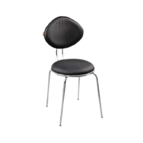 Black Visitors Chair Without Armrest - Color: Different Available