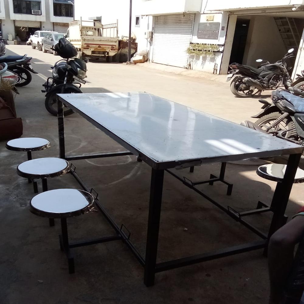 Stainless Steel Canteen Dining Table - Brand Name: Rara Pharmatech And Surgicals