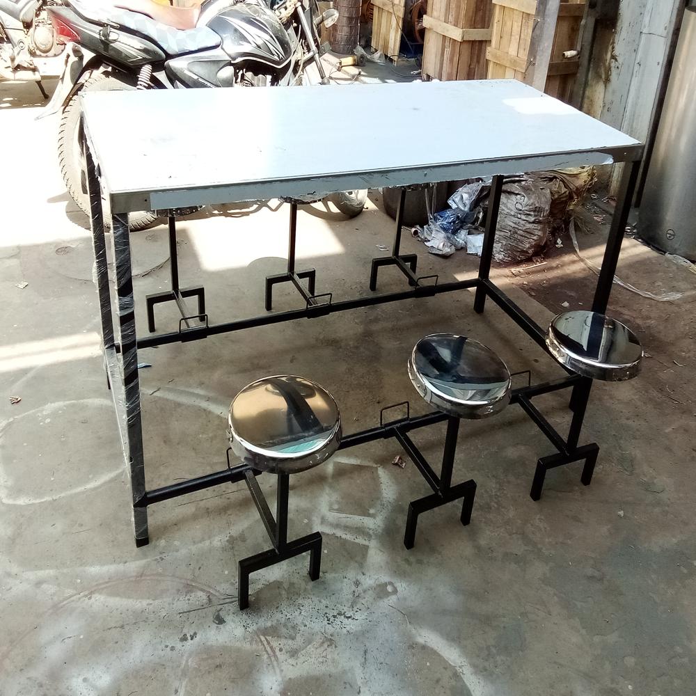 Stainless Steel Canteen Dining Table - Brand Name: Rara Pharmatech And Surgicals