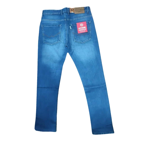 Double Shade Men Denim Jeans - Color: Blue