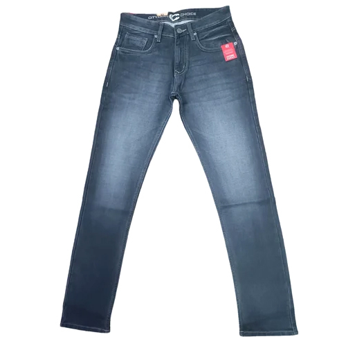 Stretchable Men Denim Jeans - Color: Grey