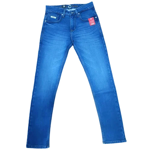 Straight Fit Men Denim Jeans - Color: Blue