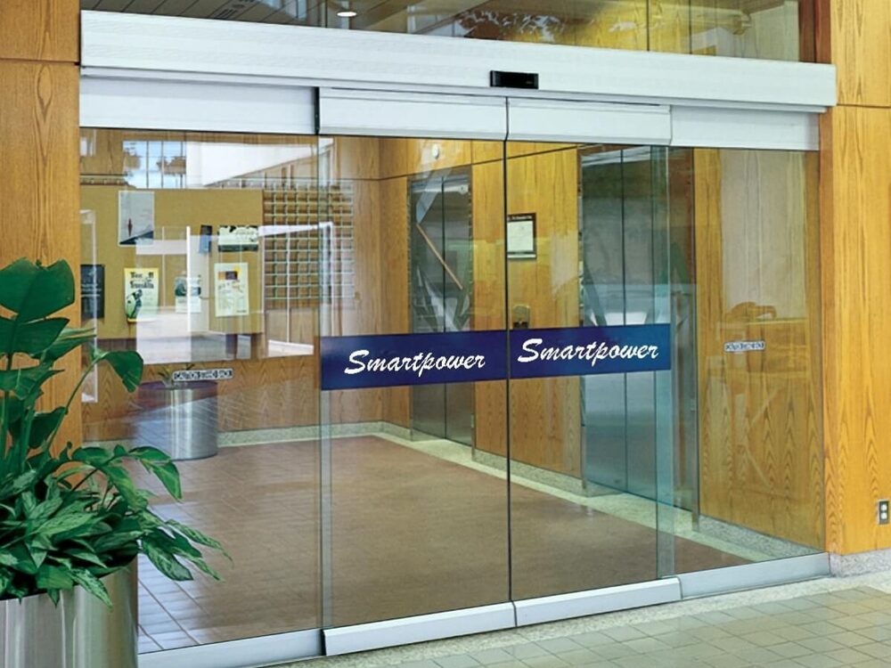 Automatic Glass Sensor Door - Frame Material: Aluminum Alloy