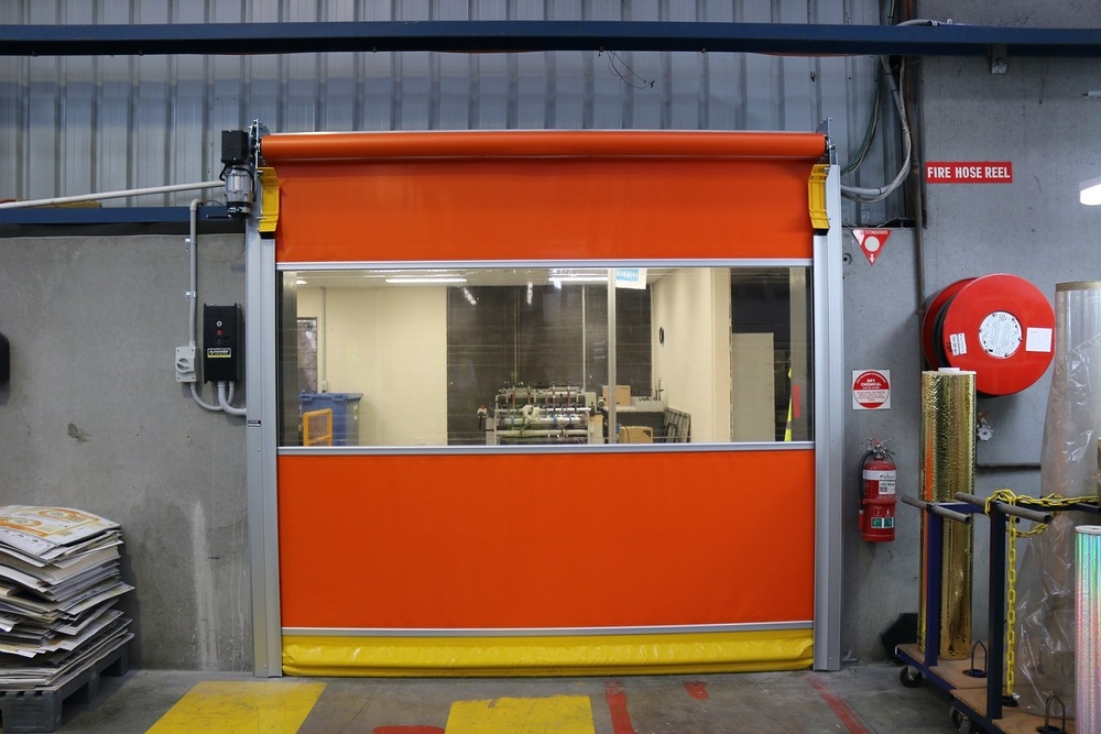 High Speed Rapid Door - Frame Material: Steel