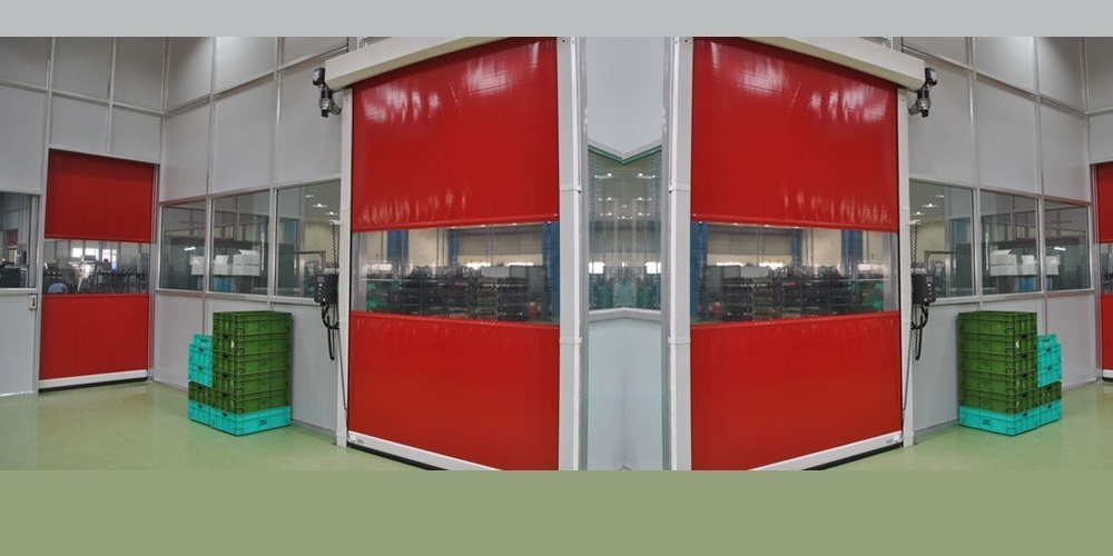 High Speed Rapid Door - Frame Material: Steel