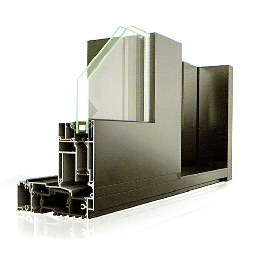 Hueck Volato M Lifting And Sliding Extruded Profile System - Color: Silver