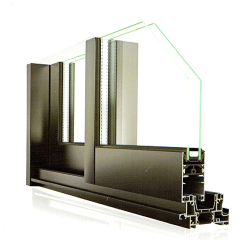 Hueck Volato S Sliding Extruded Profile System - Color: Silver
