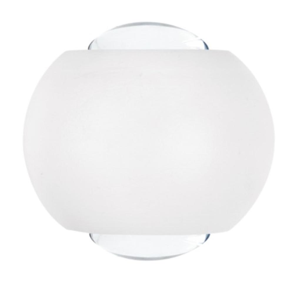 LUKER 2W HALO W26 OUTDOOR WALL LIGHT (LODR02S/LODR02S GY)