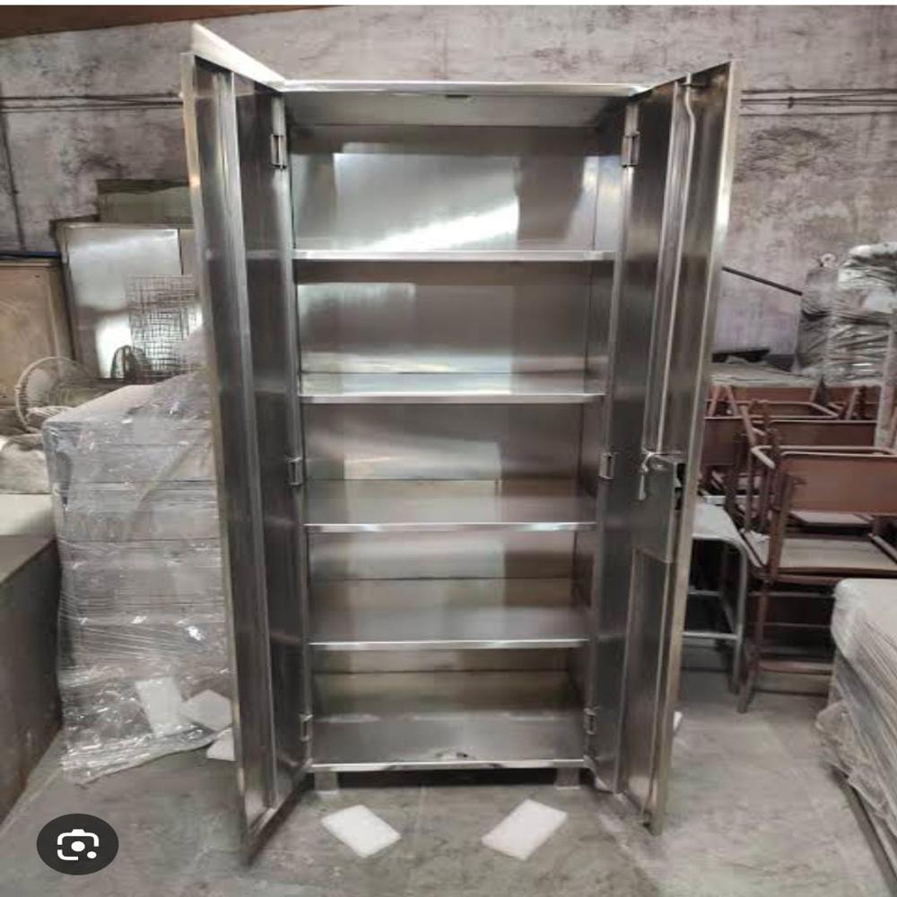 Stainless Steel Cupboard - Color: Silver