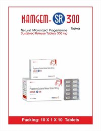 Namgem-sr 300 Tablets - Micronised Progesterone Sr 300mg , Specialized Release Formula For Optimal Hormonal Balance And Support