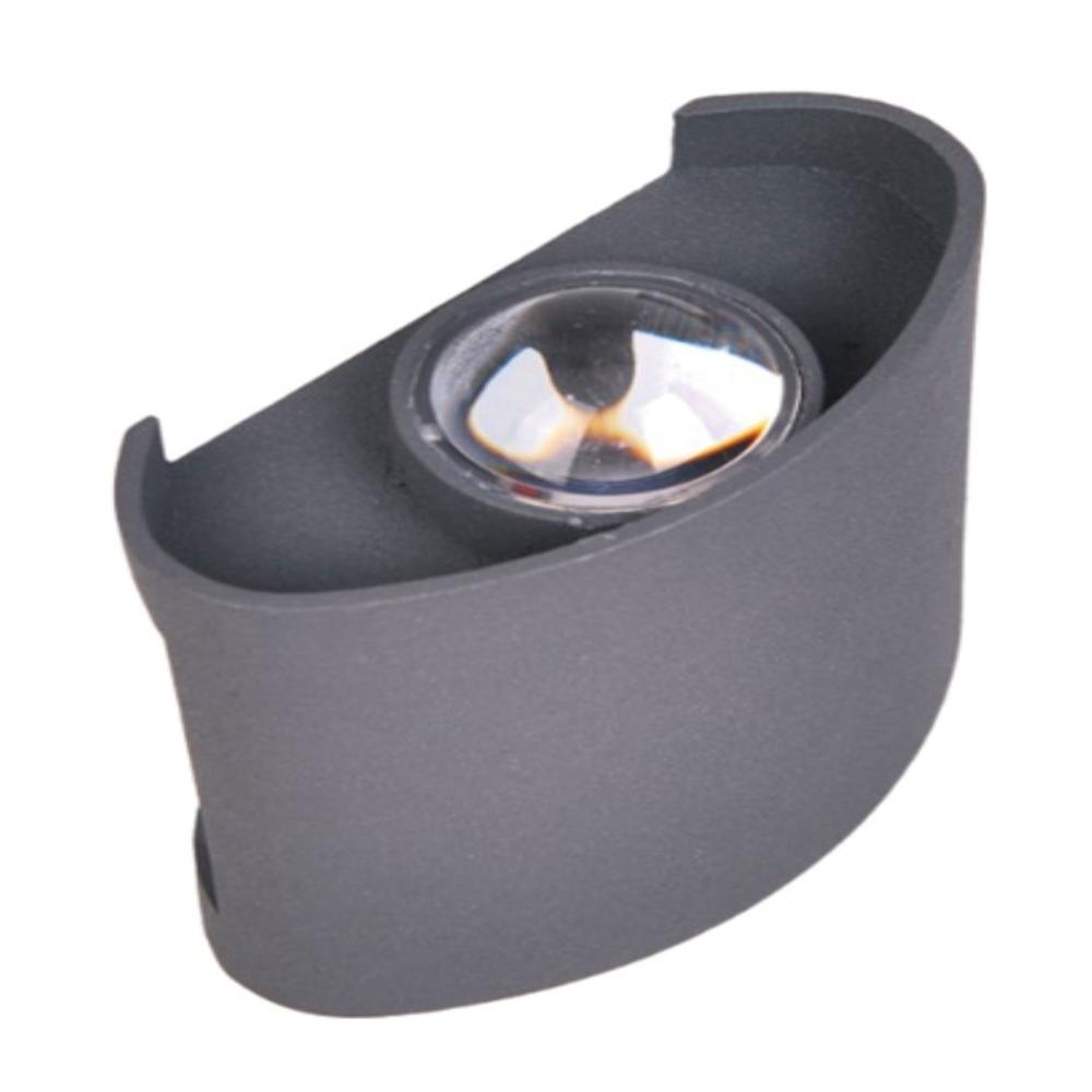 LUKER 3W X 2 HALO W31 OUTDOOR WALL LIGHT (LOD426)