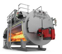 Steam Boiler - Carbon Steel, Customized Size, Silver Color | Industrial Functionality, Efficient Heat Transfer, Reliable Steam Generation