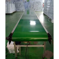 Powered Belt Conveyor - Mild Steel, 15 Foot Length, 45 Kg Per Foot Load Capacity | Oil-resistant Flat Belt For Heavy-duty Industrial Use
