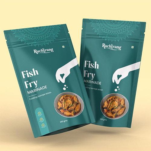 250Gm Fish Fry Curry - Color: Reddish Brown