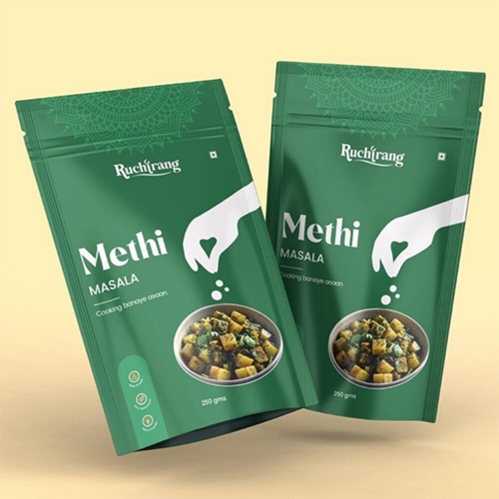 250Gm Methi Masala Wet Gravy Base - Color: Greenish Brown