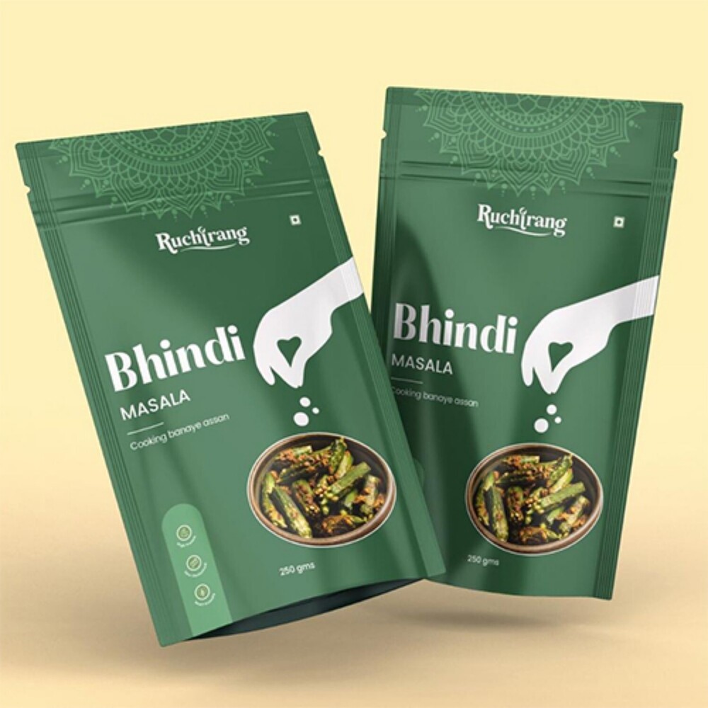 250Gm Bhindi Masala Wet Gravy Base - Color: Brownish Red