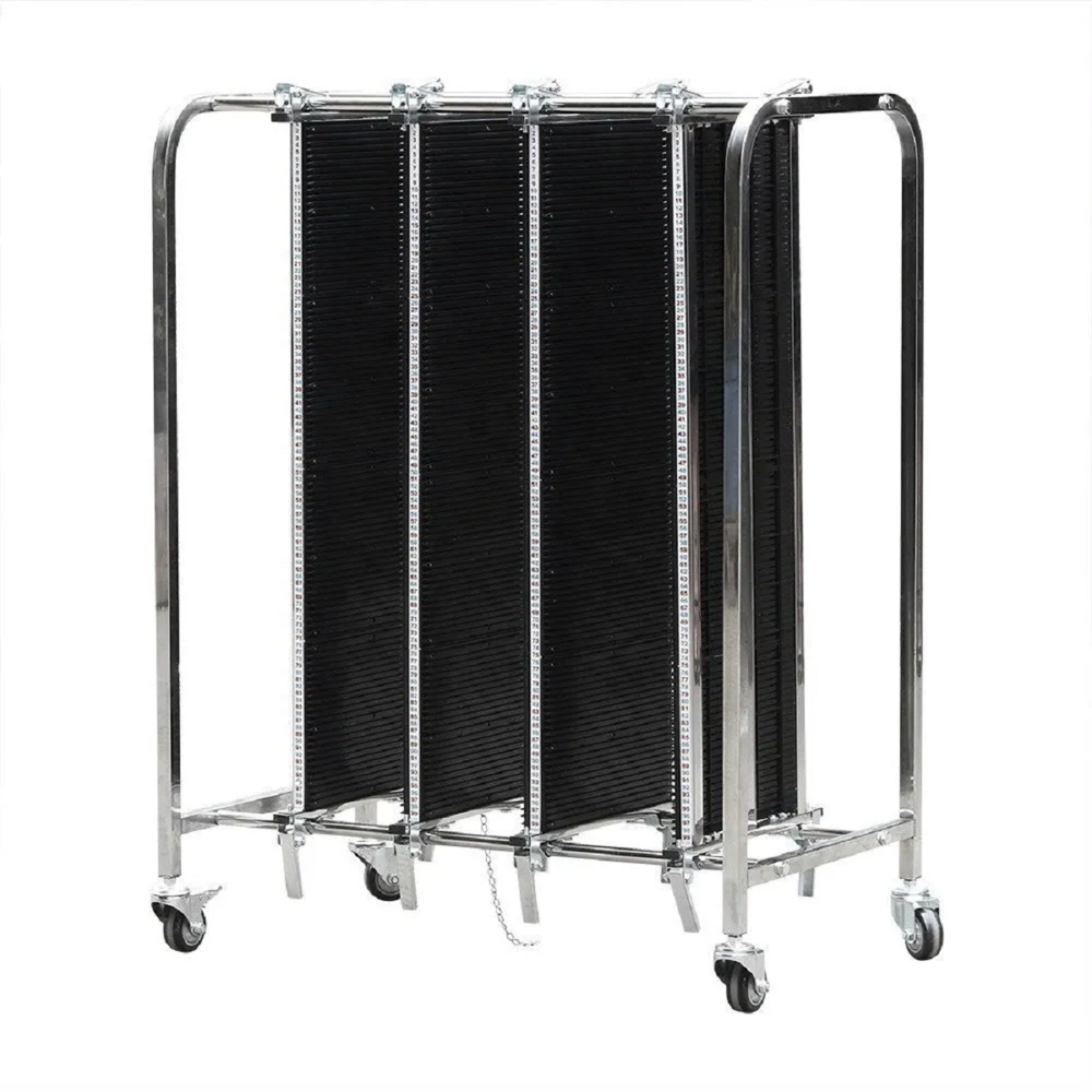 Esd Pcb Storage Trolley - Material: Ss 304 And Conductive Pp Plate