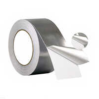 Aluminium Foil Tape - 2mm Thickness | Single Side Pressure Sensitive Adhesive Silver Color Ideal for Carton Sealing