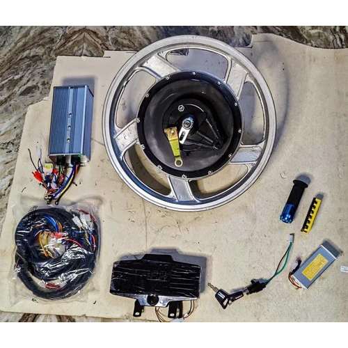 1500 Watt 17 Inch Hub Motor Alloy Wheel Kit - Material: Metal