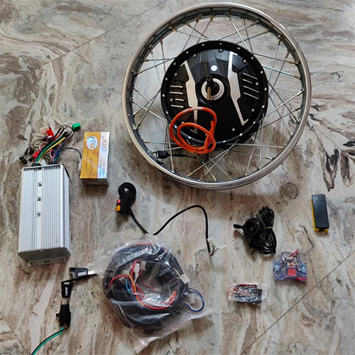 1200W Motorcycle Hub Motor Conversion Kit - Material: Metal