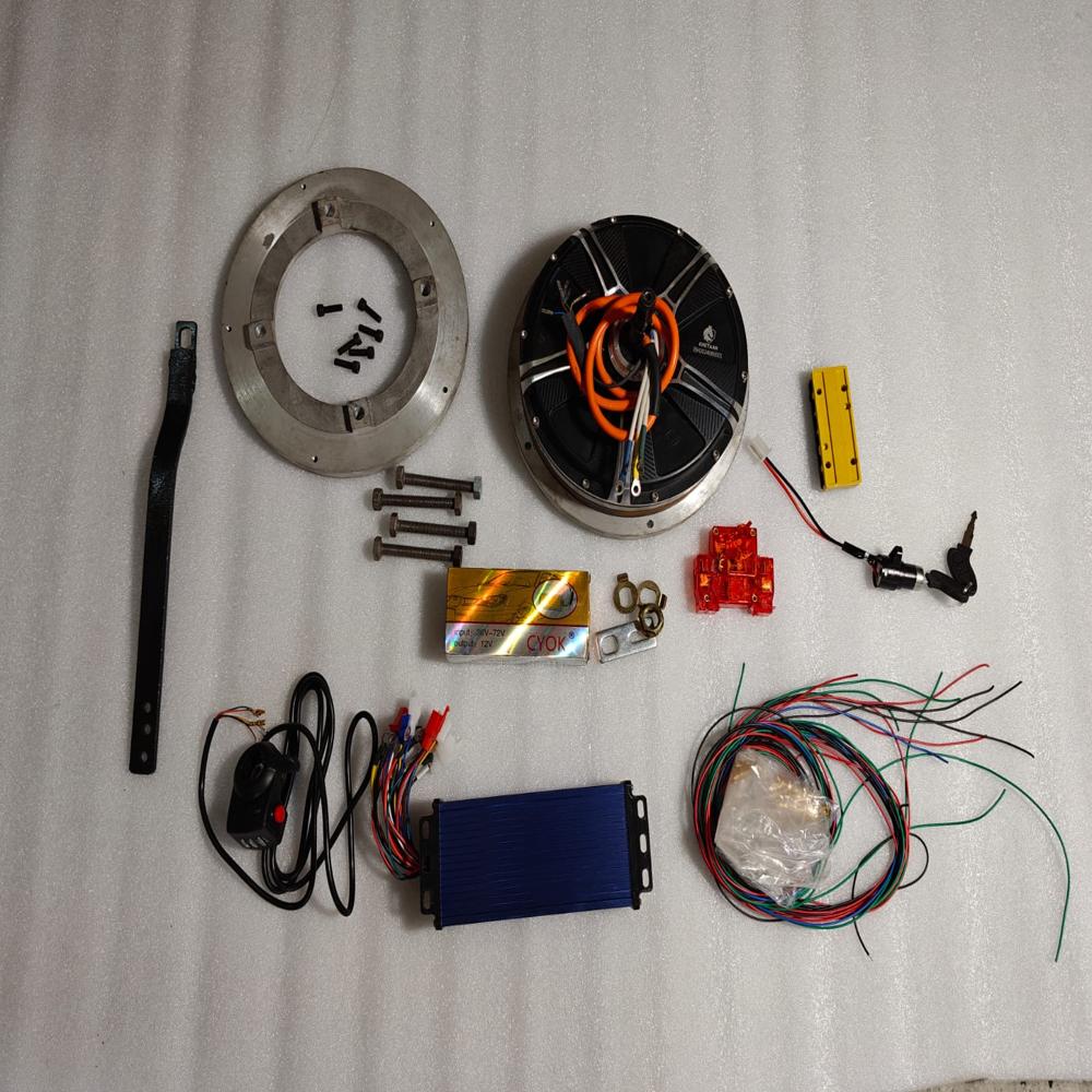 1500W Electric Hybrid Scooter Kit - Material: Alluminium