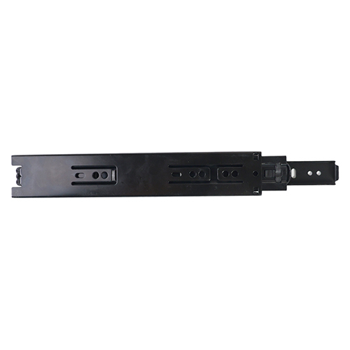 Black 45kg Load Bearing Full Extention Regular Telescopic Channels