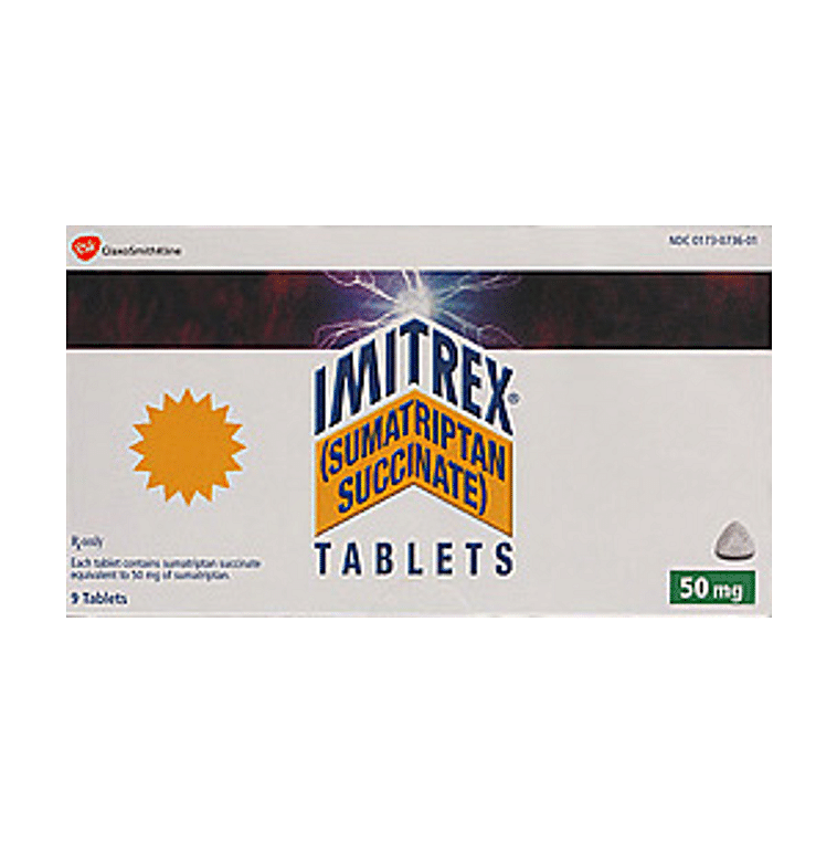 Imitrex Sumatriptan Succinate 50mg