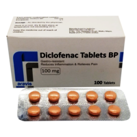 Diclofenac Tablets BP Gastro-resistant 100mg