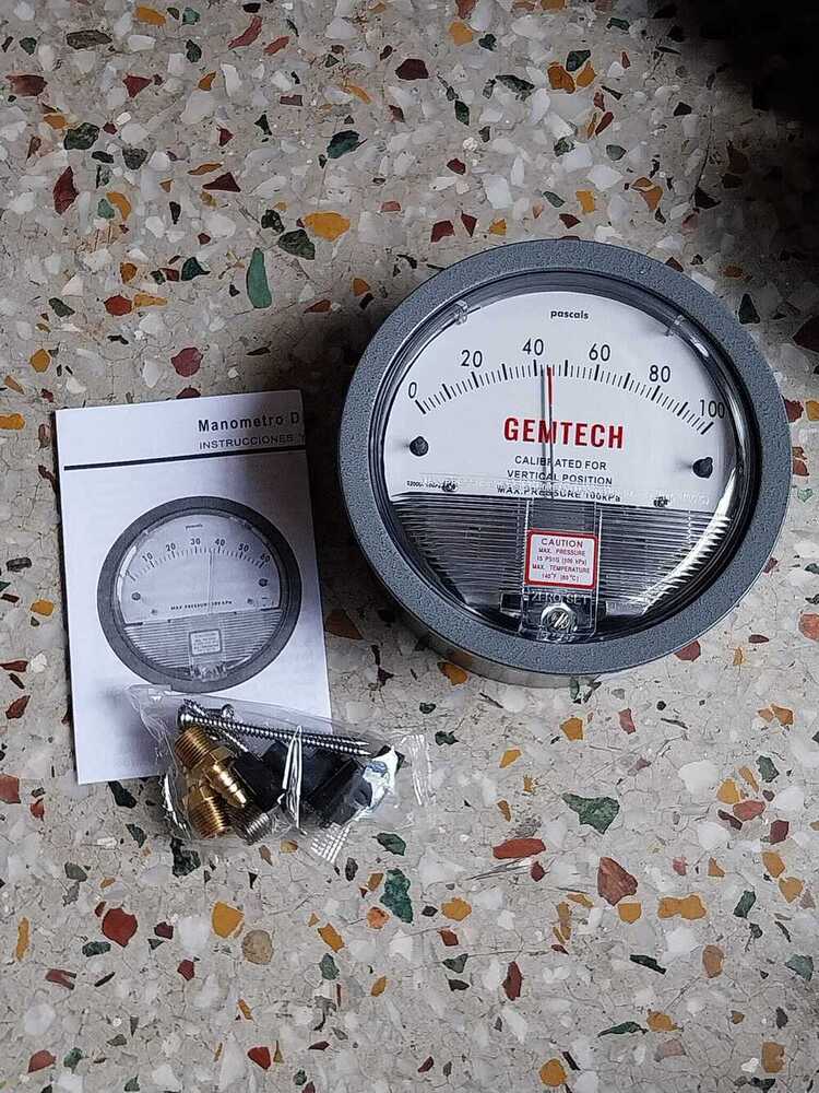 G2000-100 Pascal Gemtech Differential Pressure Gauge