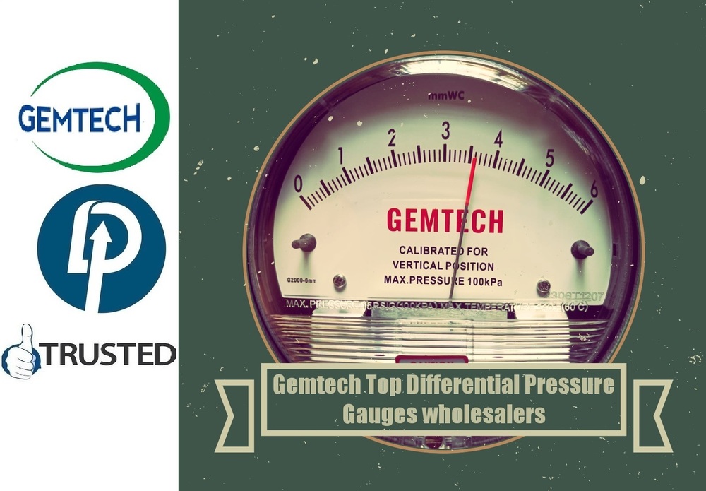 Gemtech Differential Pressure Gauges Wholesalers India - Bhare Industrial Area Pune Maharashtra - Accuracy: A 2% Of Full Span At 70 (21 (A 3% On -0