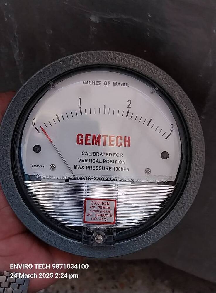 Wholesaler India Gemtech Differential Pressure Gauge In Dadri Uttar Pradesh