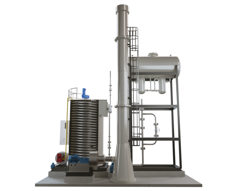 Vertical Thermic Fluid Heater
