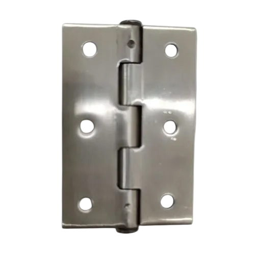 Polished Stainless Steel Door Hinges - Color: Silver