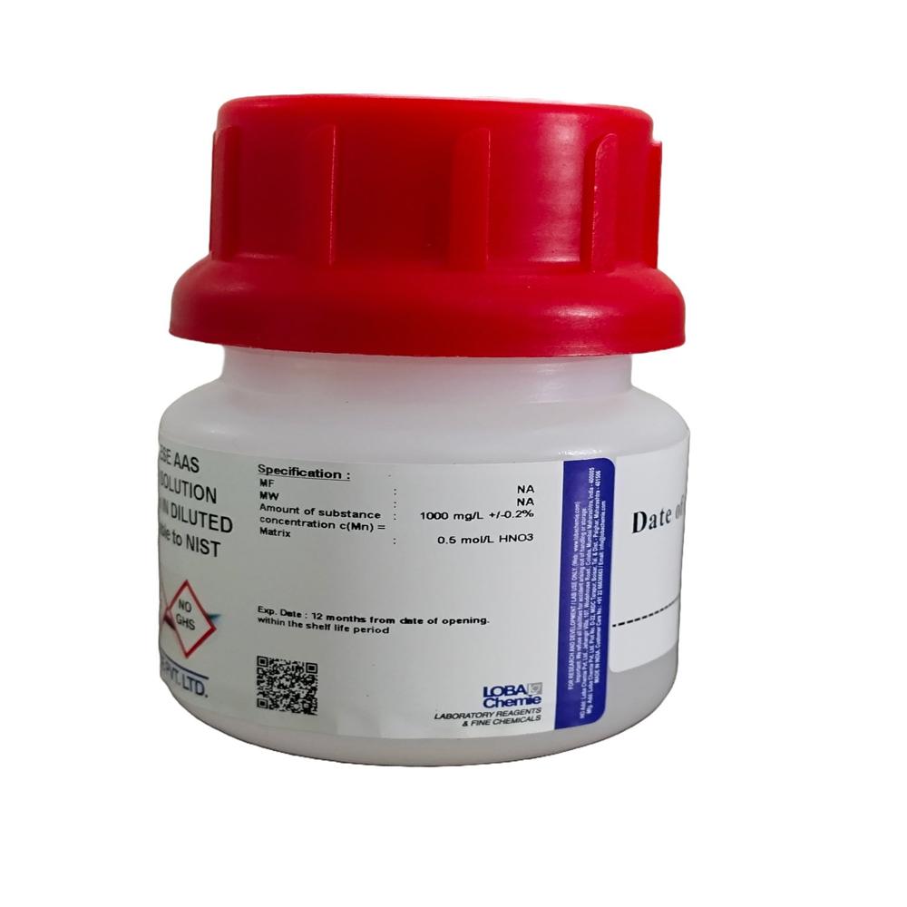 Manganese Aas Standard Solution 1000 M - Packaging Type: Plastic Bottle