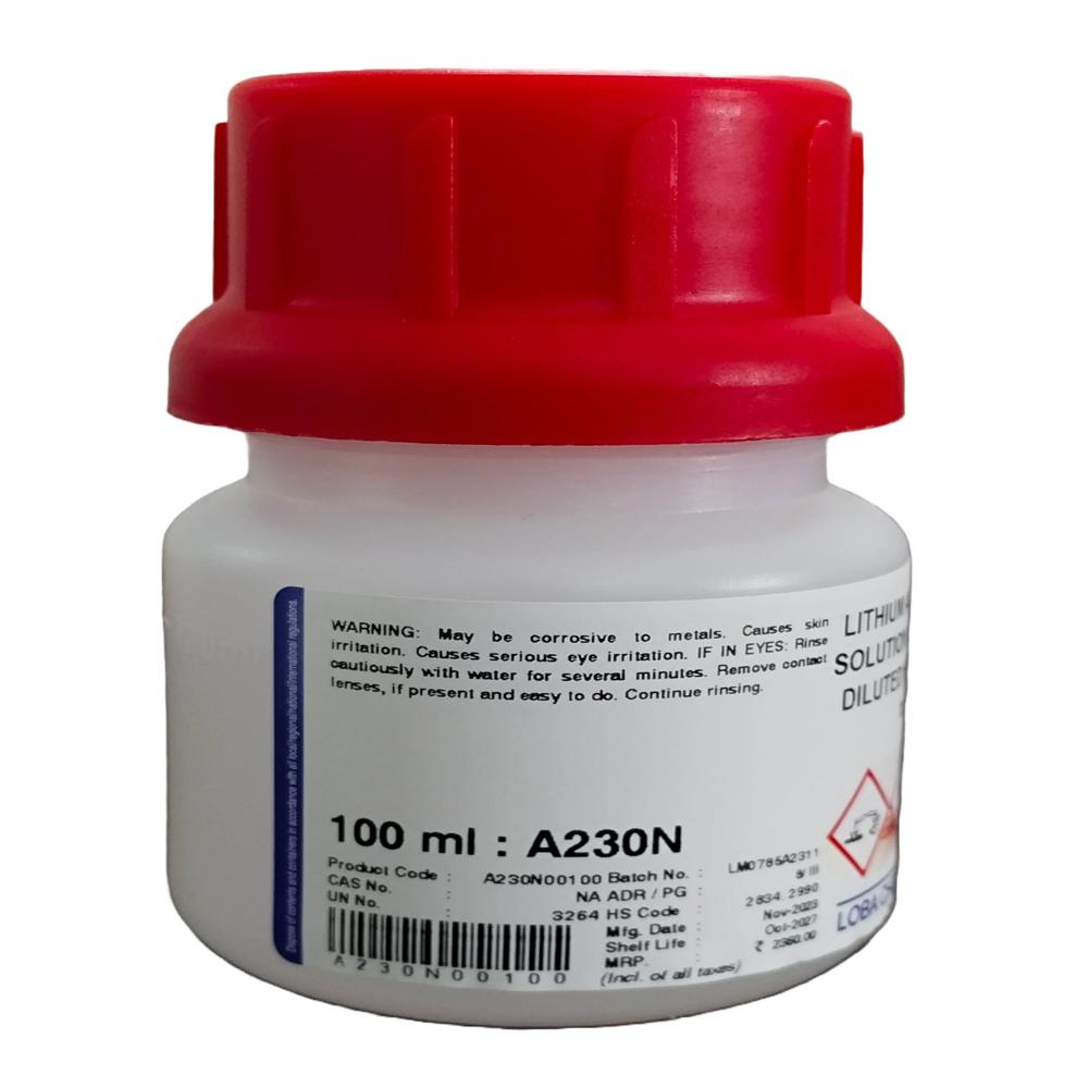 LITHIUM AAS STANDARD SOLUTION 1000 mg/L Li