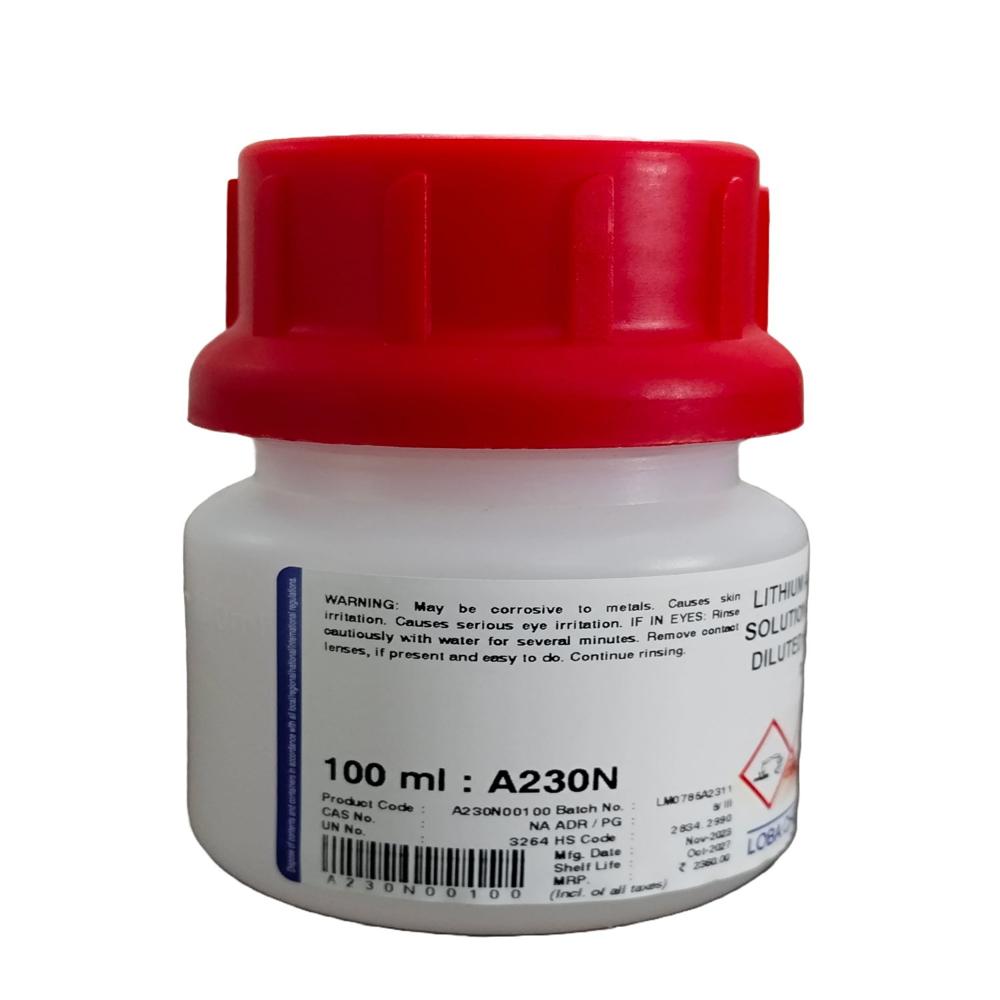 LITHIUM AAS STANDARD SOLUTION 1000 mg/L Li