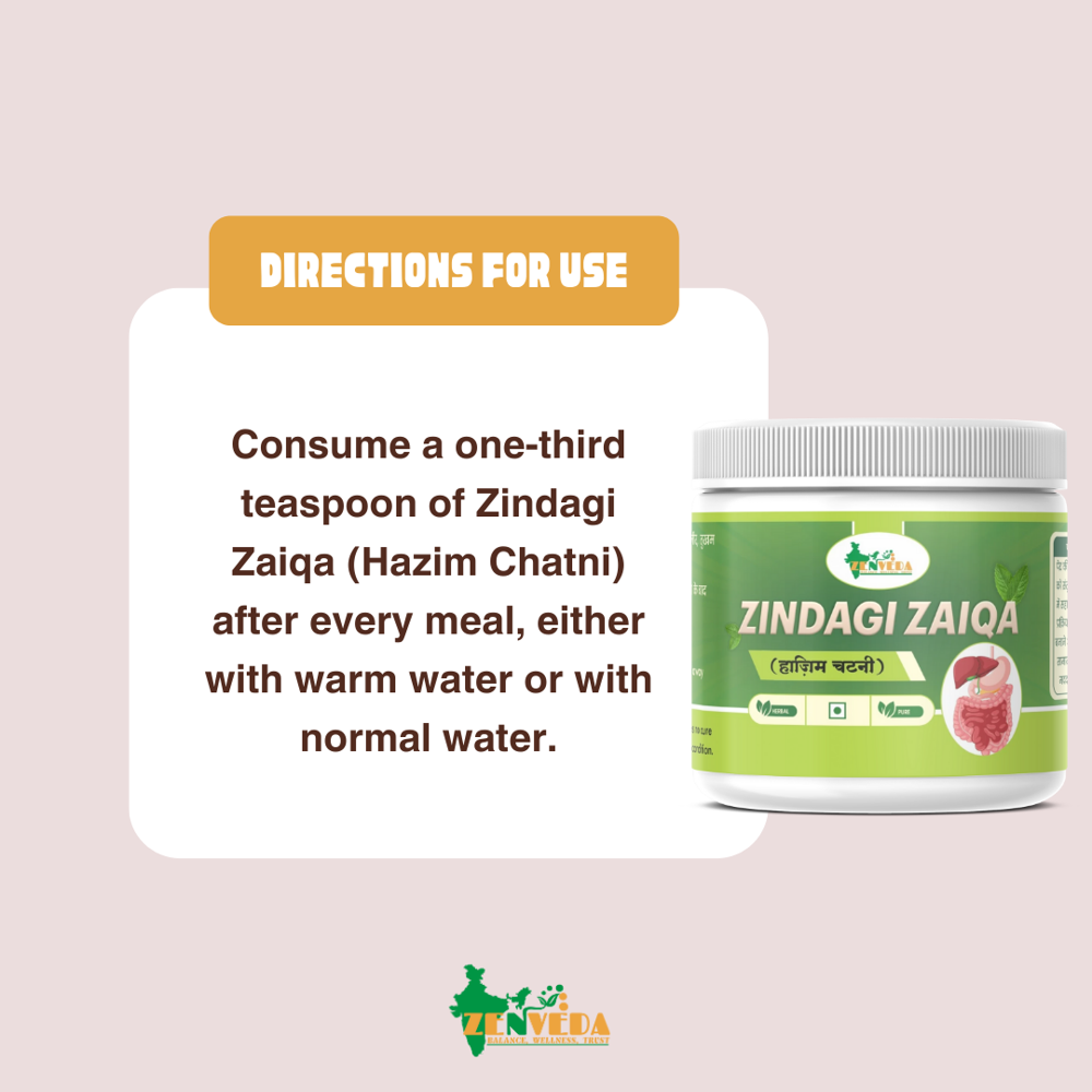 150gm Zindagi Zaiqa Herbal Digestive Hazim Chutney