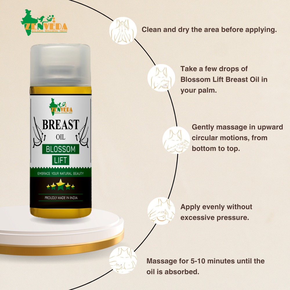 100ml Blossom Lift Herbal Massage Oil For Women