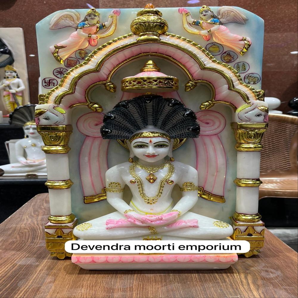 Marble Jain Temple In Mumbai - Color: White