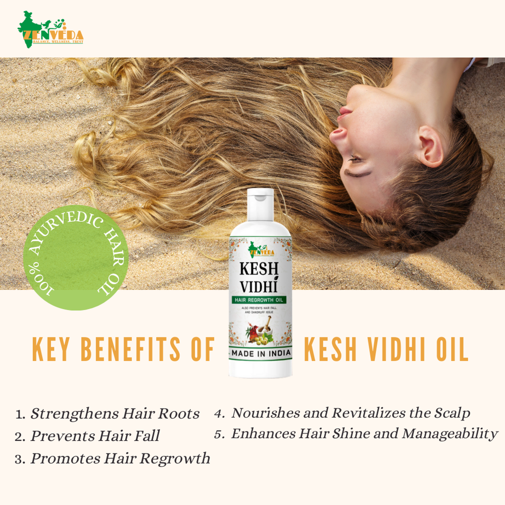 50ml Kesh Vidhi Herbal Regrowth Hair Oil