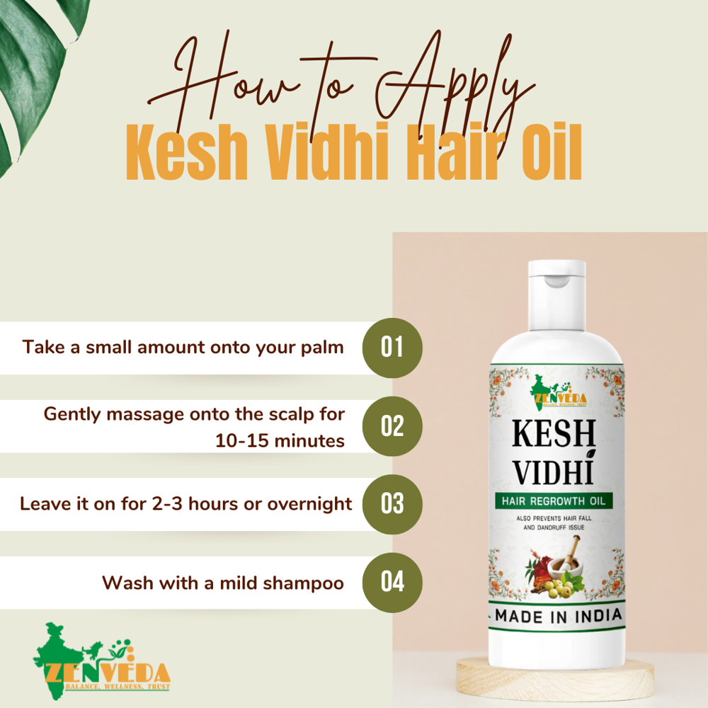 50ml Kesh Vidhi Herbal Regrowth Hair Oil