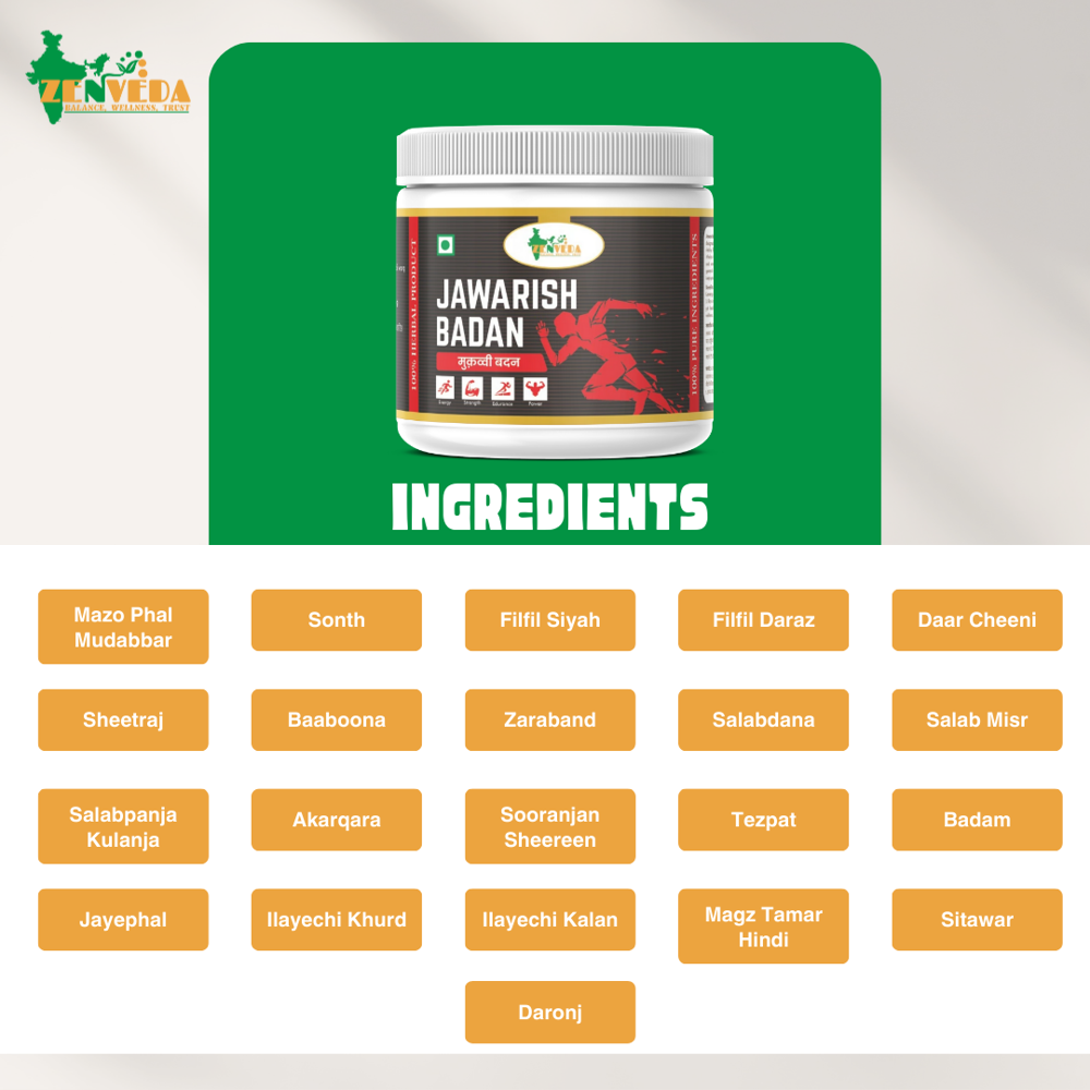 125gm Ayurvedic Jawarish Badan Health Supplement For Male