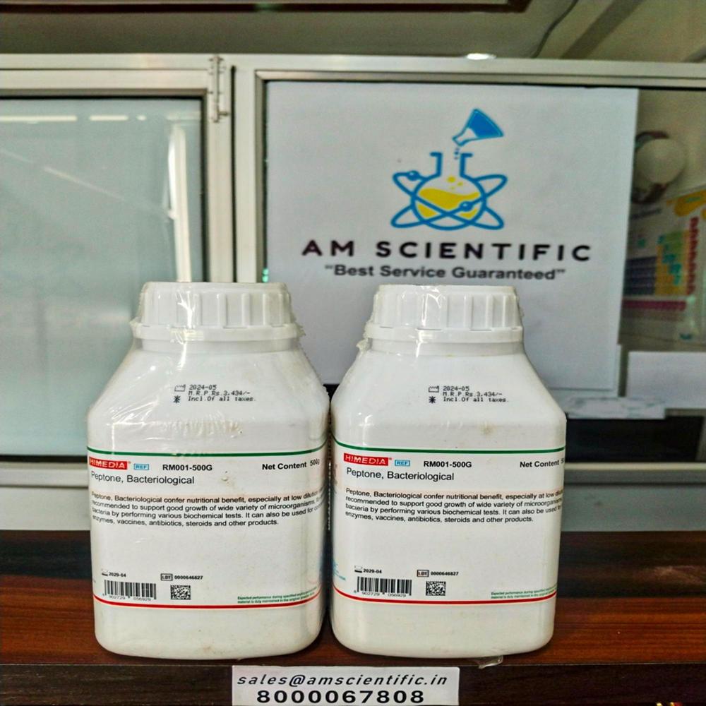 Peptone, Bacteriological , Packaging Details: Bottle - Physical Form: Powder