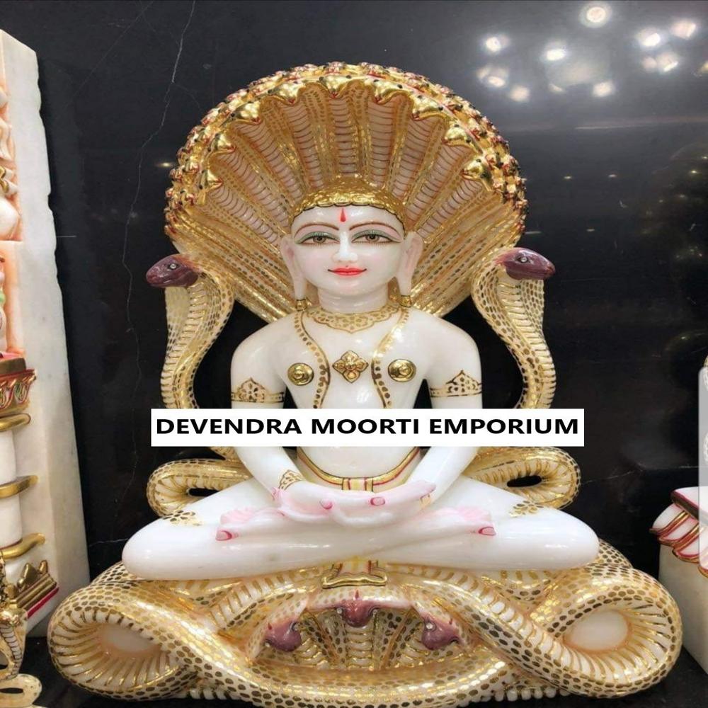 marble 108 sehstrafana parshwanath jain statue