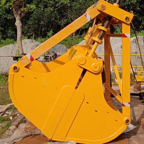 Industrial Grab Bucket - Color: Yellow