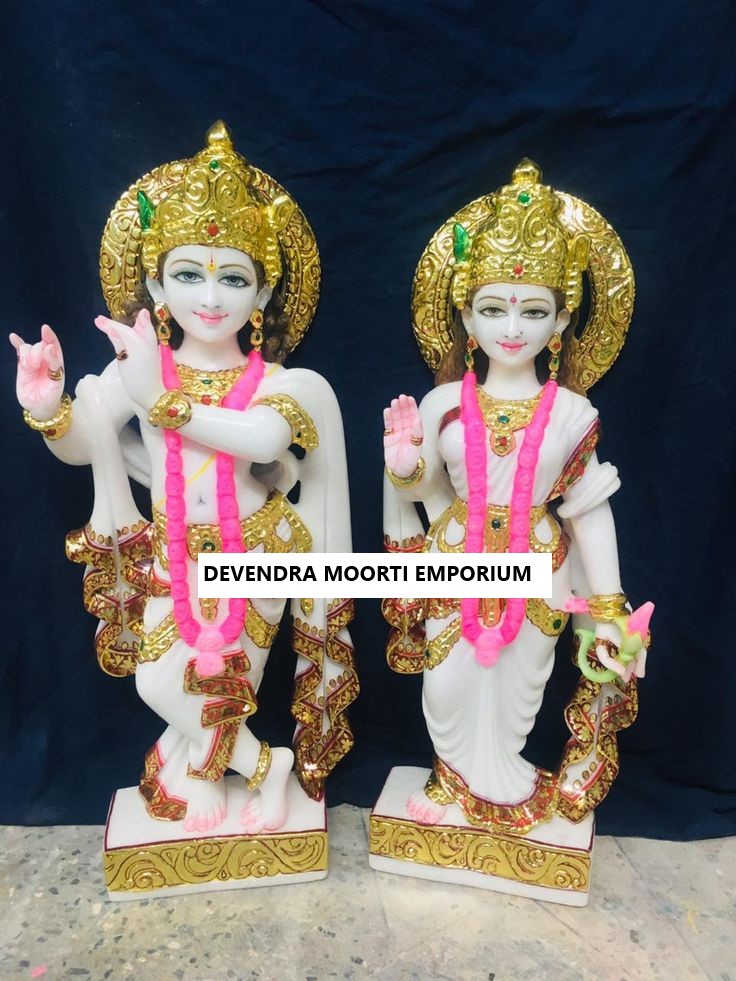 MARBLE RADHA KRISHNA STATUE IN UK